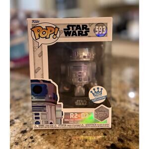 NEW IN HAND! Funko Pop! r2-d2 facet #593 Funko Exclusive NIB Fast Shipping R2D2